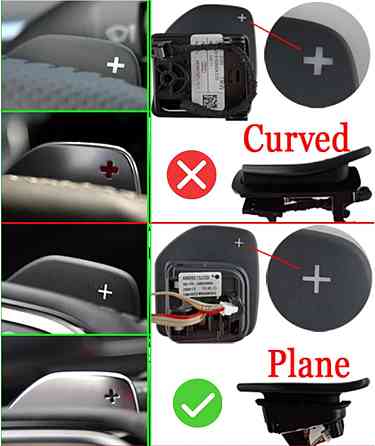 Підрульові пелюстки Audi для A3 S3 A4 S4 A5 A6 A8 Q5 Q7 TT, срібні, подовжені накладки для перемикання передач Київ