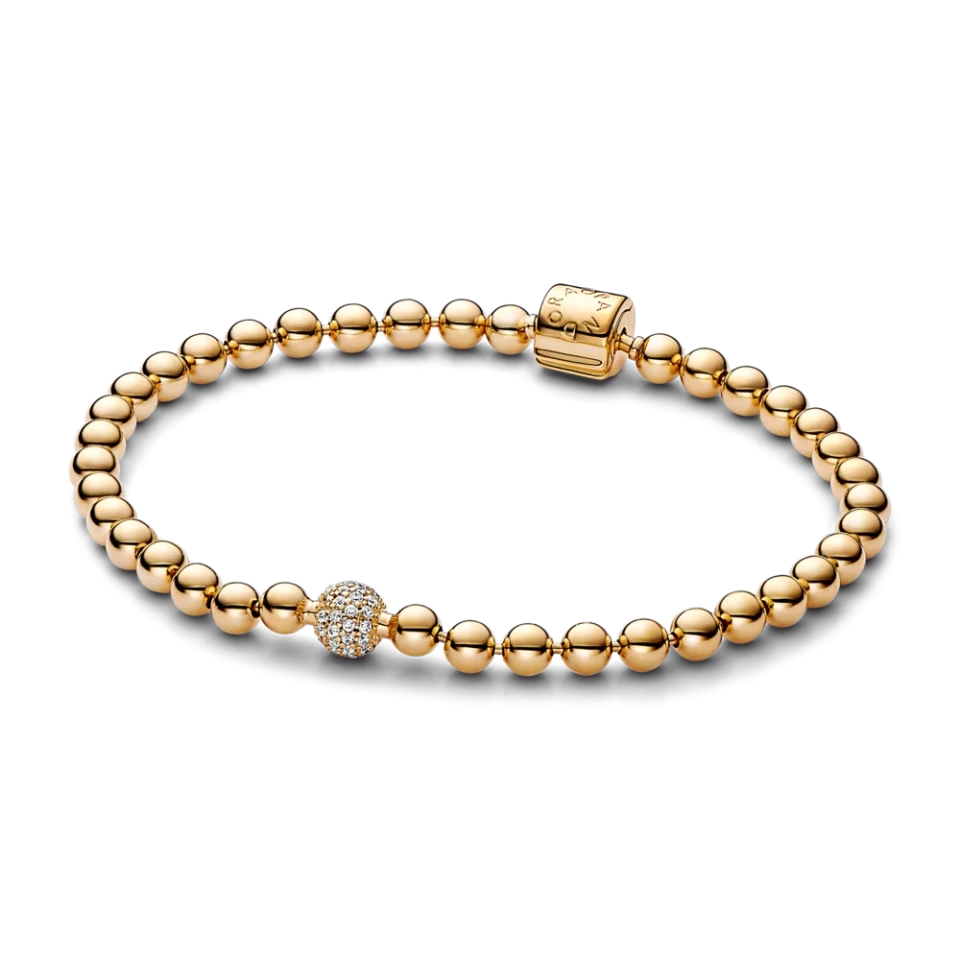 Срібний браслет "Бісер та паве" MasterSem Київ - фото 1