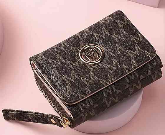 Гаманець жіночий маленький Коричневий Сміла