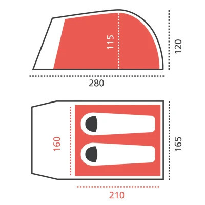 Намет Grand Canyon Topeka 2 Capulet Olive (330005) Вінниця - фото 4