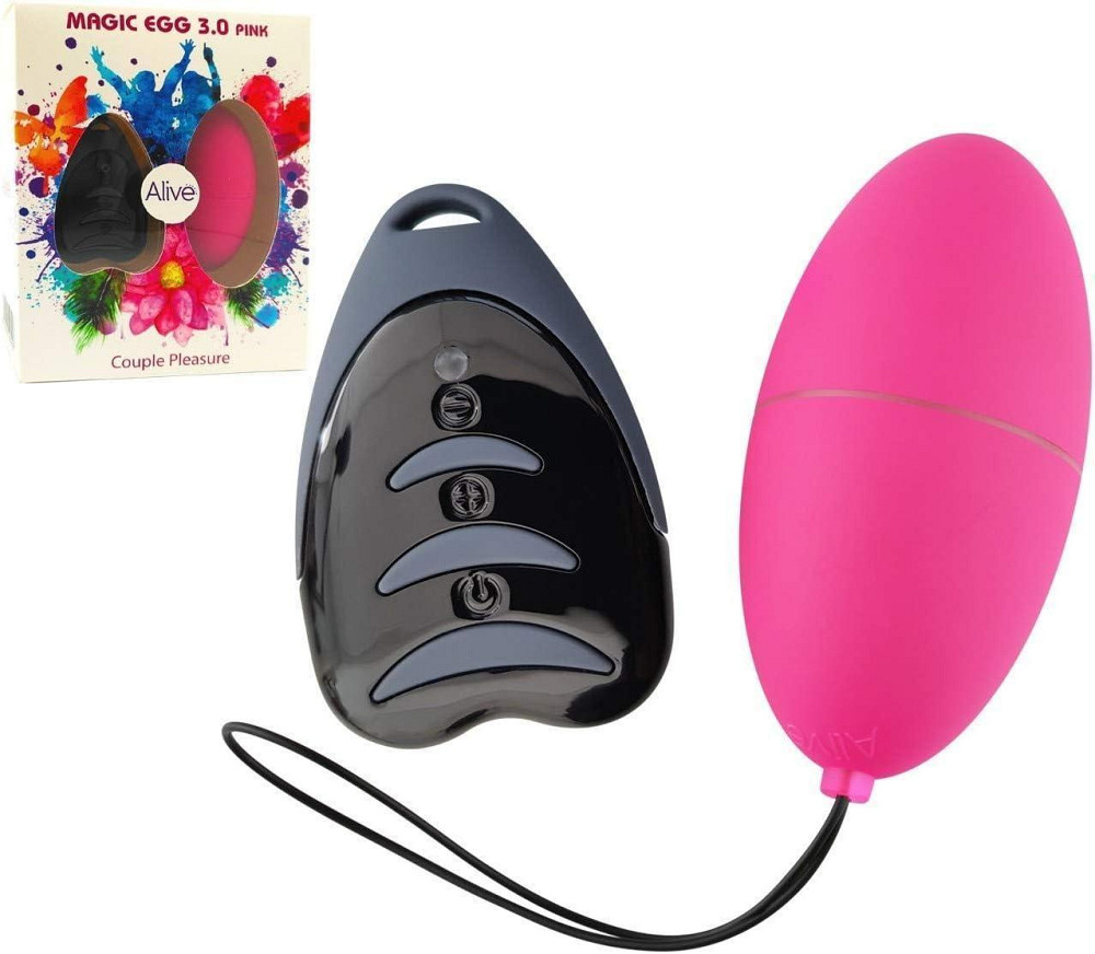 Виброяйцо Alive Magic Egg 3.0 с дистанционным управлением розовое Sex Aura Киев - изображение 1