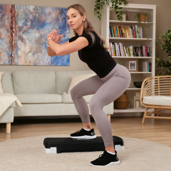 Степ платформа Hop-Sport HS-PP033AS чорно-біла Київ