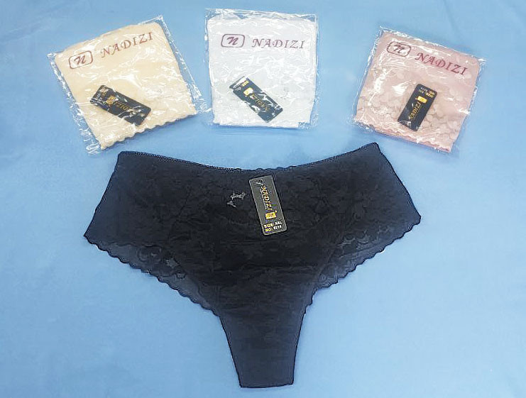 Мереживні жіночі труси Чорний 2XL Харків - фото 1