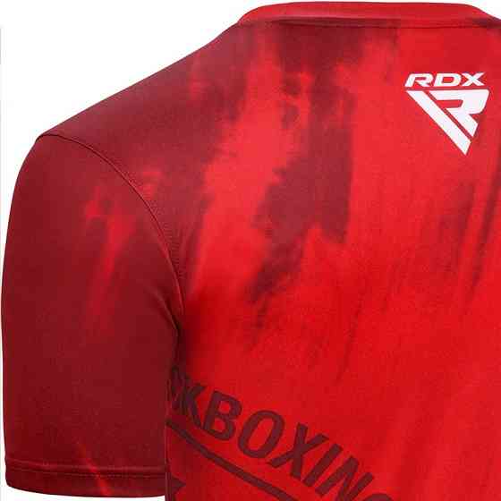 Спортивні футболки RDX WAKO T1 з короткими рукавами Red S Кам'янське