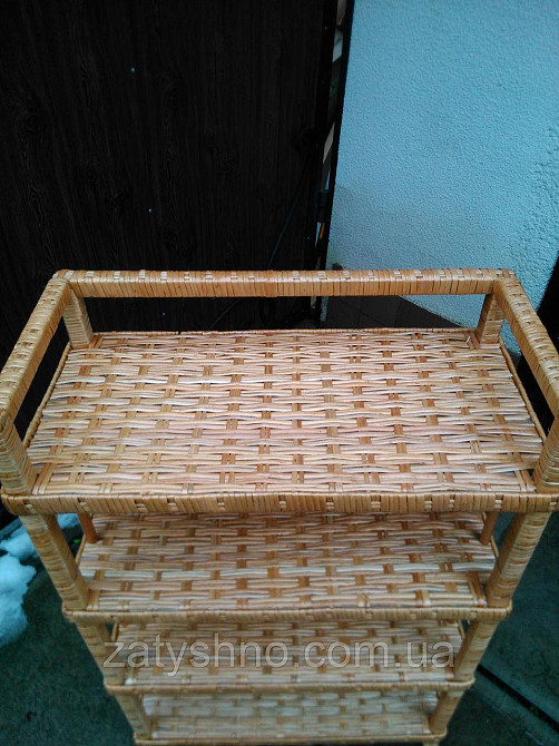 Стеллаж плетеный на 5 полок Киев - изображение 7