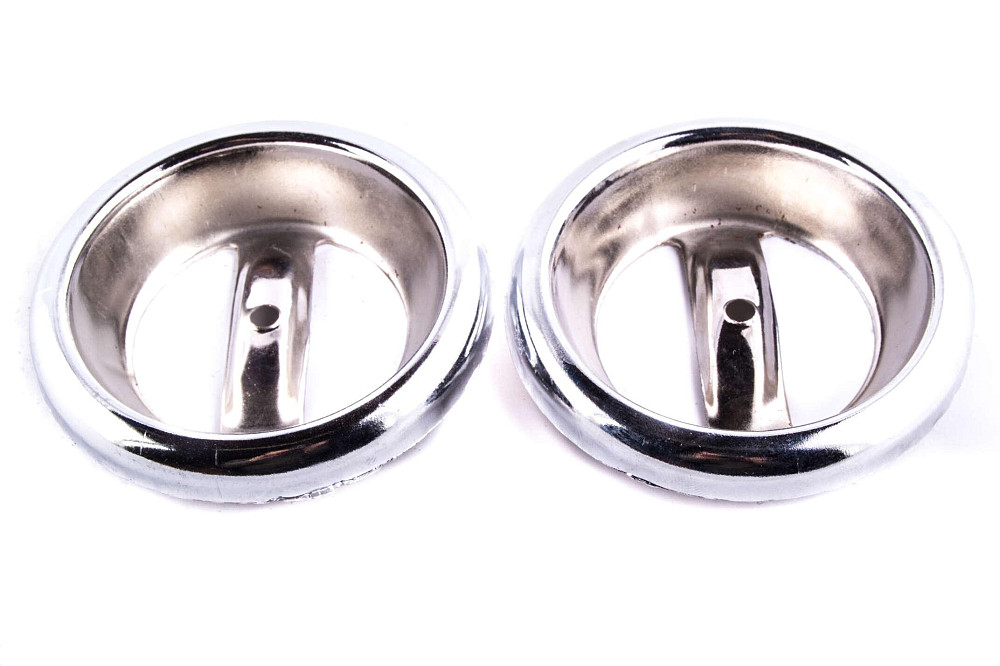 Заглушка глушителя ЯВА 350, 634, 638 (хром) (пара) VCH Київ - фото 1