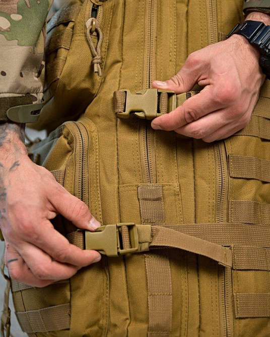 Милитари  рюкзак CHEMP  45 л  койот ПП7861 Одесса - изображение 5