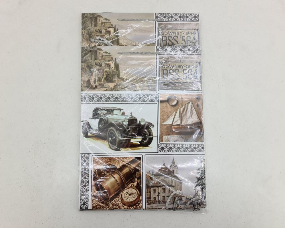 Подарунковий паперовий пакет Гігант (широке дно)о 30/40/17 (артGSD-08) (12 шт) Харків - фото 4