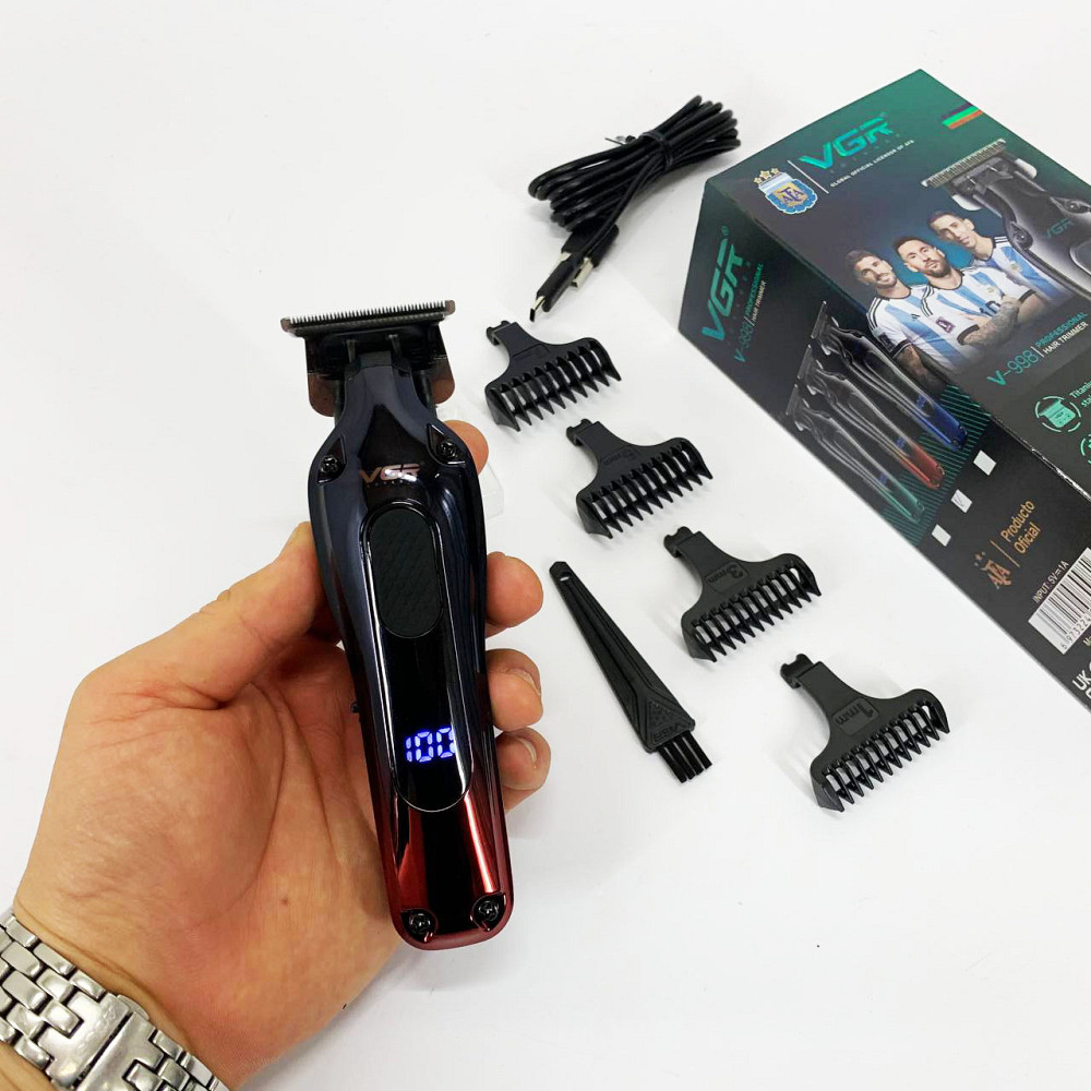 Професійна машинка для стрижки волосся в салон VGR V-998, Машинка для стрижки волосся і гоління JW-54 Івано-Франківськ - фото 8