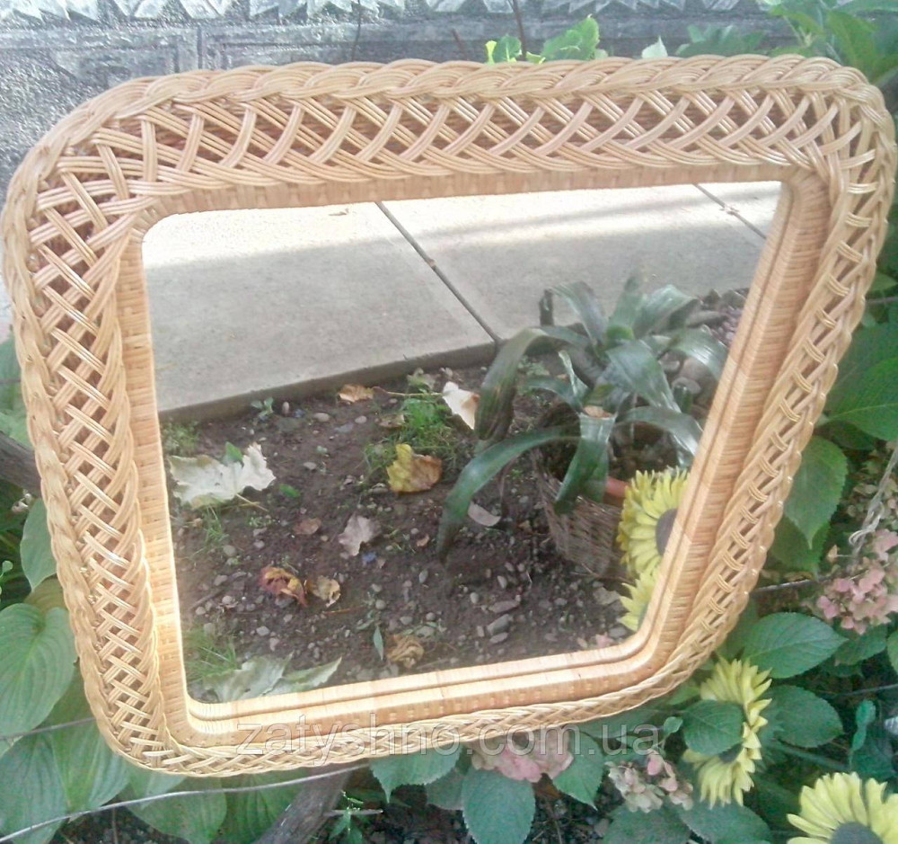 Дзеркало з лози велике Київ - фото 6