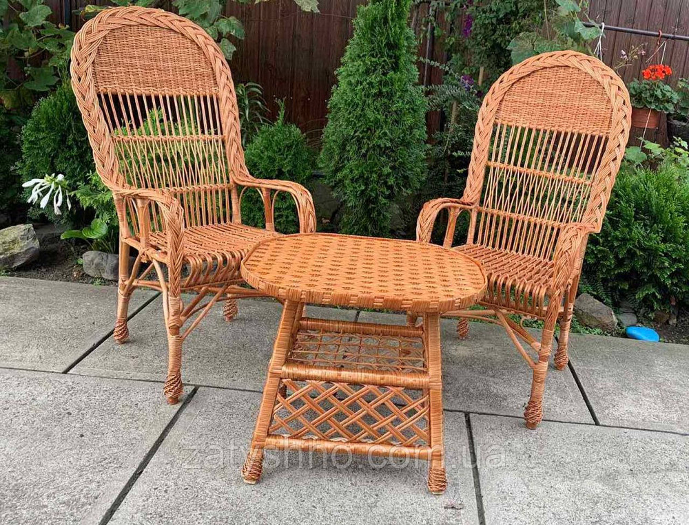 Плетеные стулья с овальным столом Киев - изображение 1