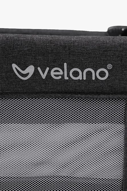 Ліжко-манеж дитяче з другим ярусом та пеленатором VELANO Tino, dark grey Київ - фото 5