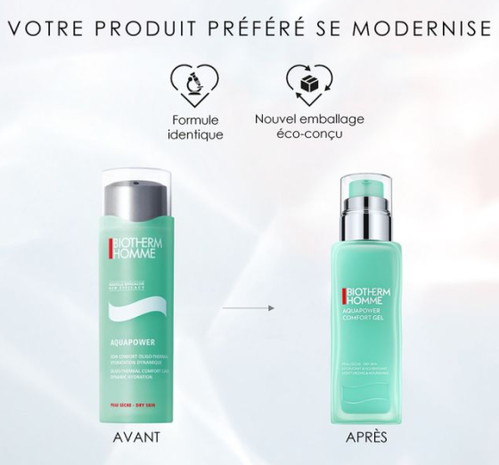 Увлажнющий гель для сухой кожи лица Biotherm Homme Aquapower Comfort Gel 75ml Славянск