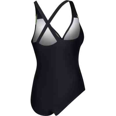 Купальник Aqua Speed Greta 351-01 чорний, салатовий 40 (5908217655394) Вінниця