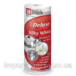 Deluxe 50szt Silky White ганчірки в рулоні(24) 