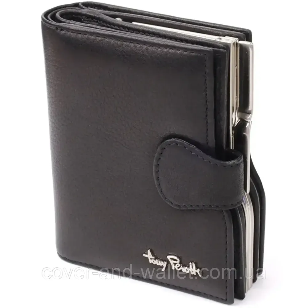 Вертикальний жіночий гаманець із натуральної шкіри середнього розміру Tony Perotti Contatto 2656 Київ - фото 1