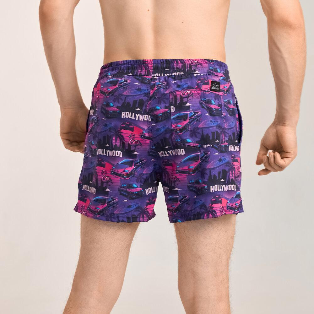 Принтовані чоловічі шорти для плавання Pobedov Pool day Hollywood Київ - фото 7