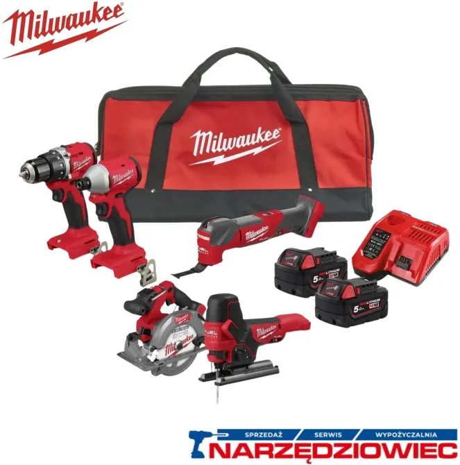 Milwaukee Zestaw Elektronarzędzi M18 BLCPP5A-502B 4933492838 Київ - фото 1