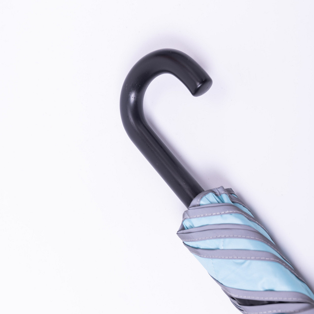 Зонт детский механический элегантный с принтом прочный надежный из полиэстера диаметр 90 см Голубой HP-23-13BL Киев - изображение 3