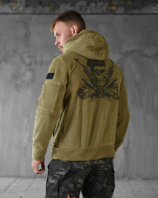 Тактическая флисовка Вірний назавжди кайот плотная Одесса - изображение 7