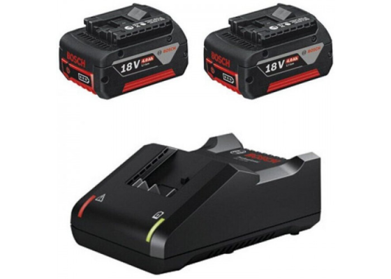 Професійний зарядний пристрій Bosch GAL 18V-40 + 2 АКБ 18V 4Аh Bosch GBA (1600A019S0) Київ