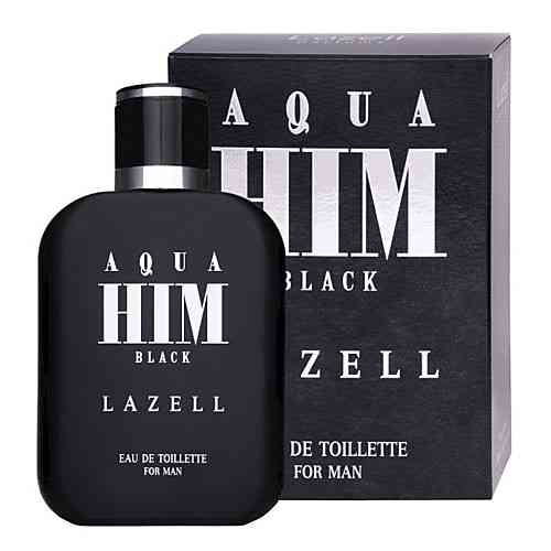 Туалетна вода чоловіча Lazell Aqua Him Black 100мл Аква Хім Блек Лазел Запоріжжя