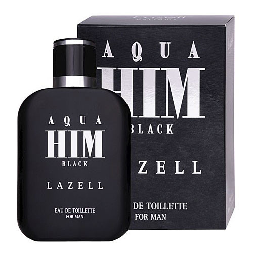 Туалетна вода чоловіча Lazell Aqua Him Black 100мл Аква Хім Блек Лазел Запоріжжя - фото 1