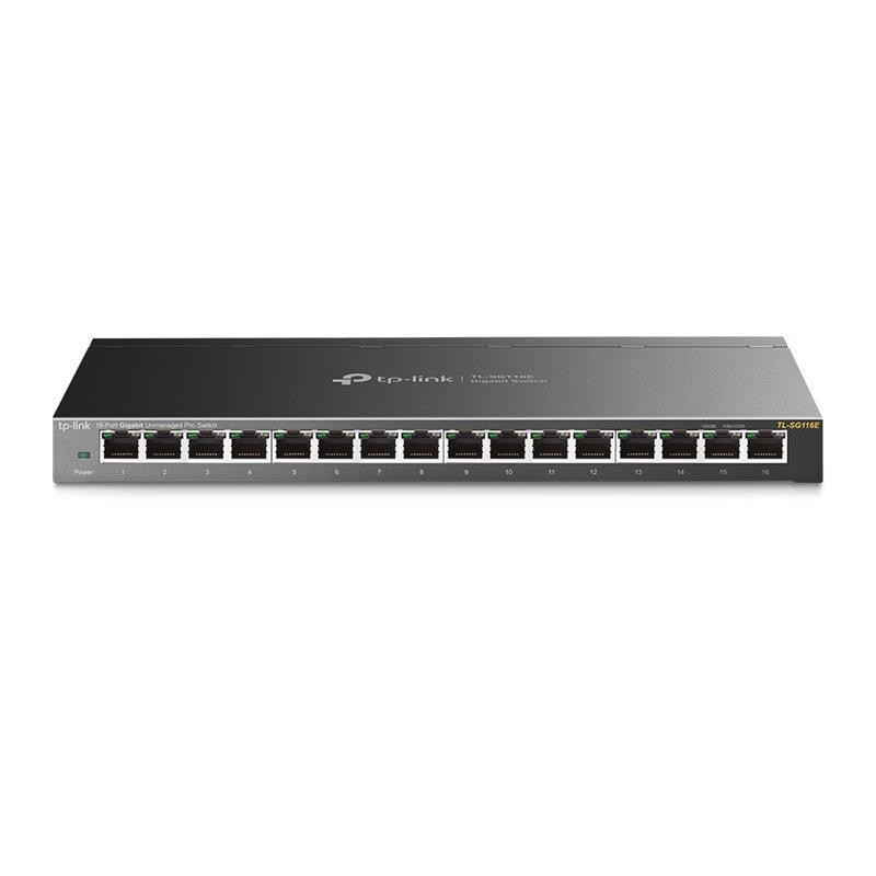 Комутатор TP-Link TL-SG116E (16xGE, настільний, метал, easysmart) ( Так ) Харьков - изображение 1