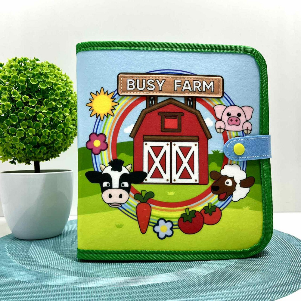 Бізіборд-книга фетрова з активностями 21×6×22 см (C 71085) Чернигов - изображение 6