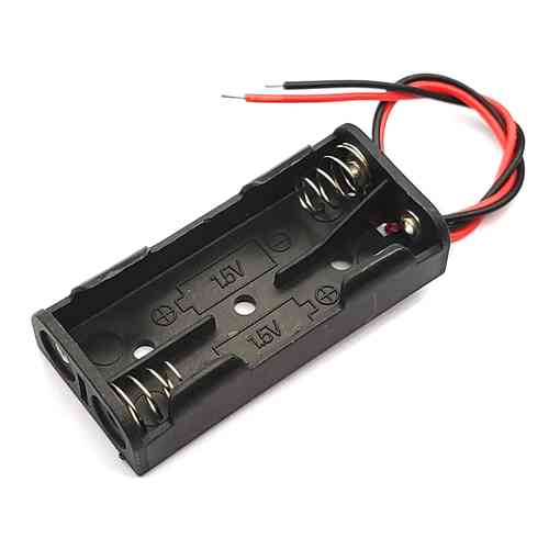 Отсек для 2 батарей AAA, 3В бокс кейс с проводами, Arduino Винница