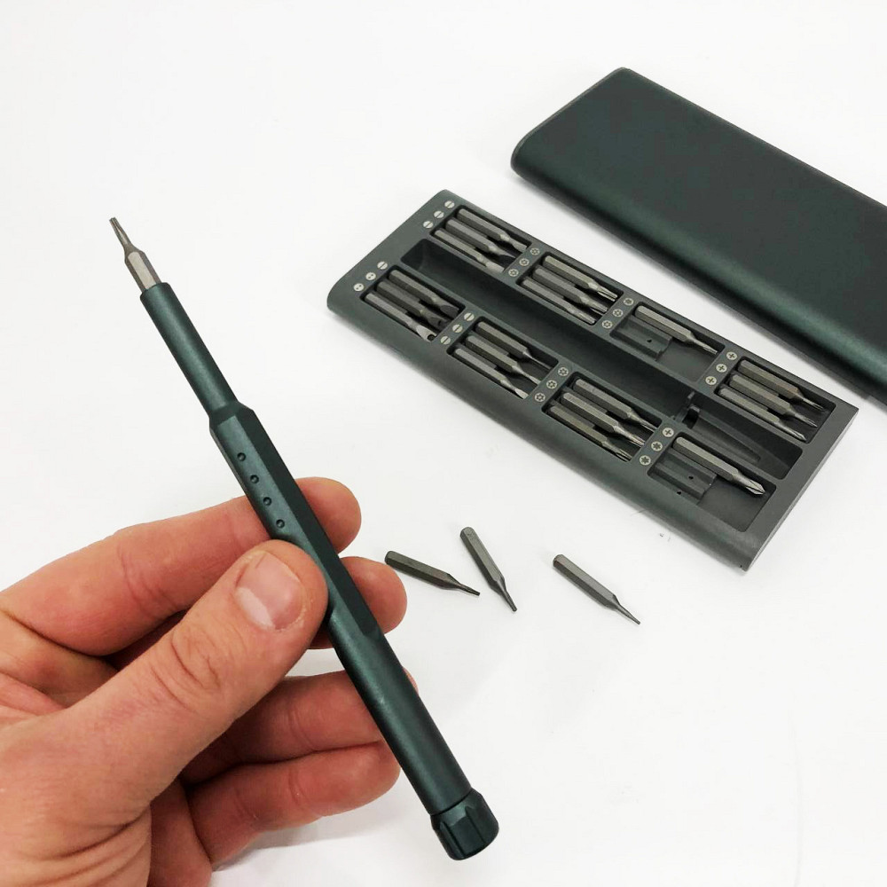 Набір прецизійних викруток з ручкою 48 в 1 у металевому футлярі FA-50 Львів - фото 13