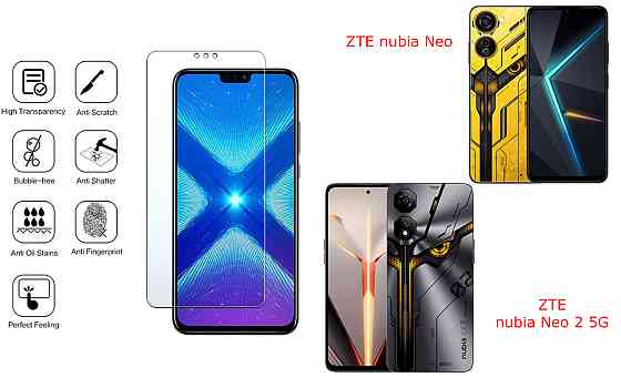 Защитное стекло NeoGlass для ZTE nubia Neo, nubia Neo 2 5G – ультрапрозрачное и устойчивое Киев