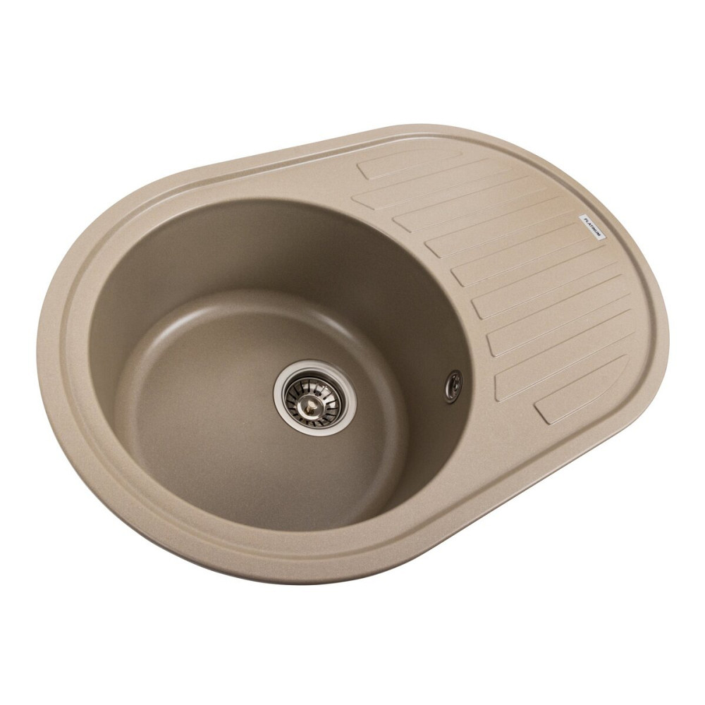 Гранітна мийка для кухні Platinum 7750 LIRA матовий Титан Коломыя - изображение 2