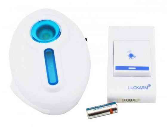 Беспроводной звонок Intelligent D8620 (38 мелодий гром. звука) на батарейках Днепр