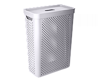 Корзина для белья 15 л Simple серая Харьков