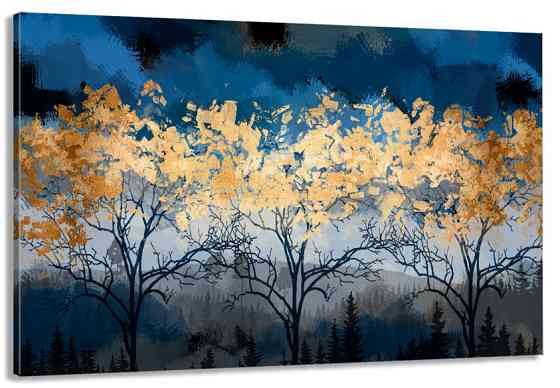 Картина холст в гостиную / спальню Абстракція   MLP_195 80x120 см Киев