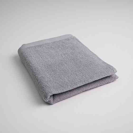 Полотенце для рук и лица махровое двустороннее Лаванда GM Textile 40х70см 400г/м2 (Лавандовый Серый) Сумы