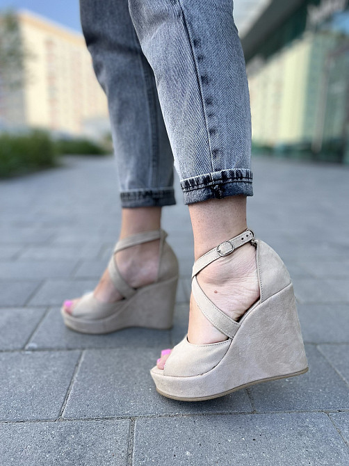 Nivelle Босоніжки жіночі NIVELLE 1815/C-818 бежеві (літо, замша натуральна) (3743) 37р.40р. Коломия - фото 4