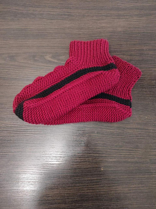 Тапочки-носки теплые вязаные (ручная работа)  топ Киев - изображение 5
