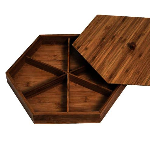 Менажниця дерев'яна "Сангріта" тектона Миколаїв - фото 1