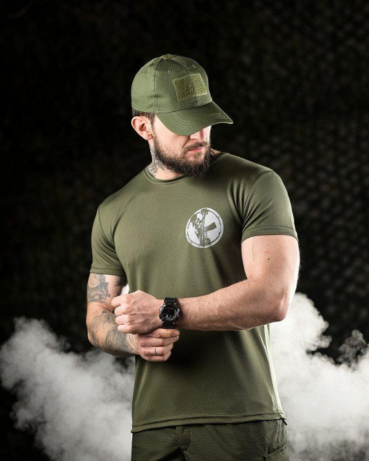 Тактическая потоотводящая футболка Odin  dzen  олива  ВТ6662 Одесса - изображение 3