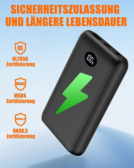 Портативний павербанк 2в1 7.4v 2А 10000mAh RTAX-013S Луцк - изображение 3