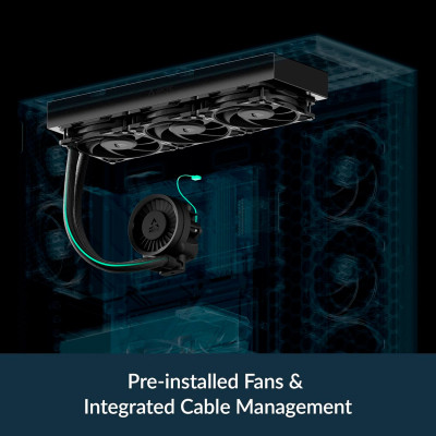 Система жидкостного охлаждения Arctic Liquid Freezer III Pro 360 (Black) (ACFRE00180A) Винница - изображение 6