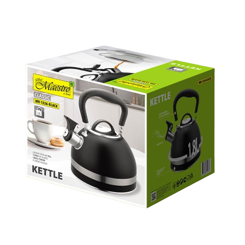 Чайник 1,8л металевий MR-1336-BLACK Maestro Житомир - изображение 4