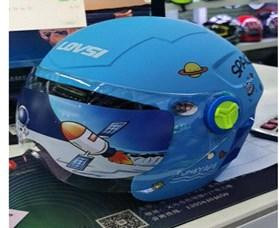 Шолом відкритий (mod:503) (size:L, синій) Мукачево - фото 1