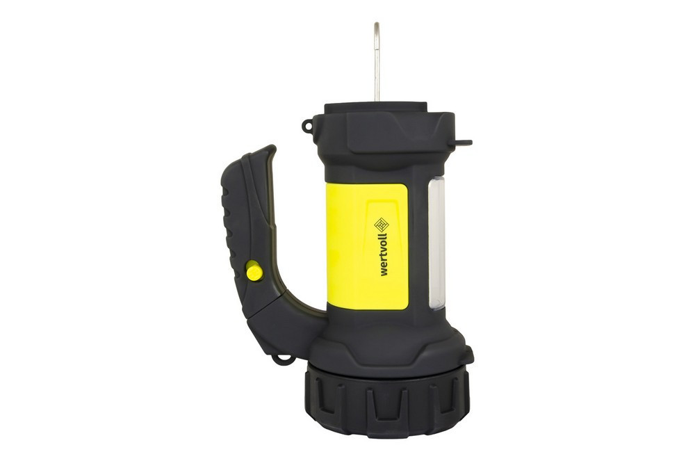 Фонарь WERTVOLL 2в1 с ручкой 360° 4 режима CREELED/COBLED IP44 Li-ion 2000 mAh/t 7000 K/130 lum ABS 180х94х143 Ровно - изображение 3