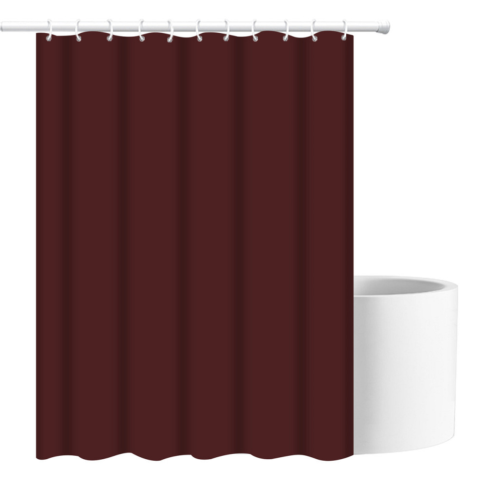 Шторка для ванны из полиэстера водонепроницаемая Bathlux 180x180 см с кольцами, занавеска для ванной комнаты Каменец-Подольский - изображение 3