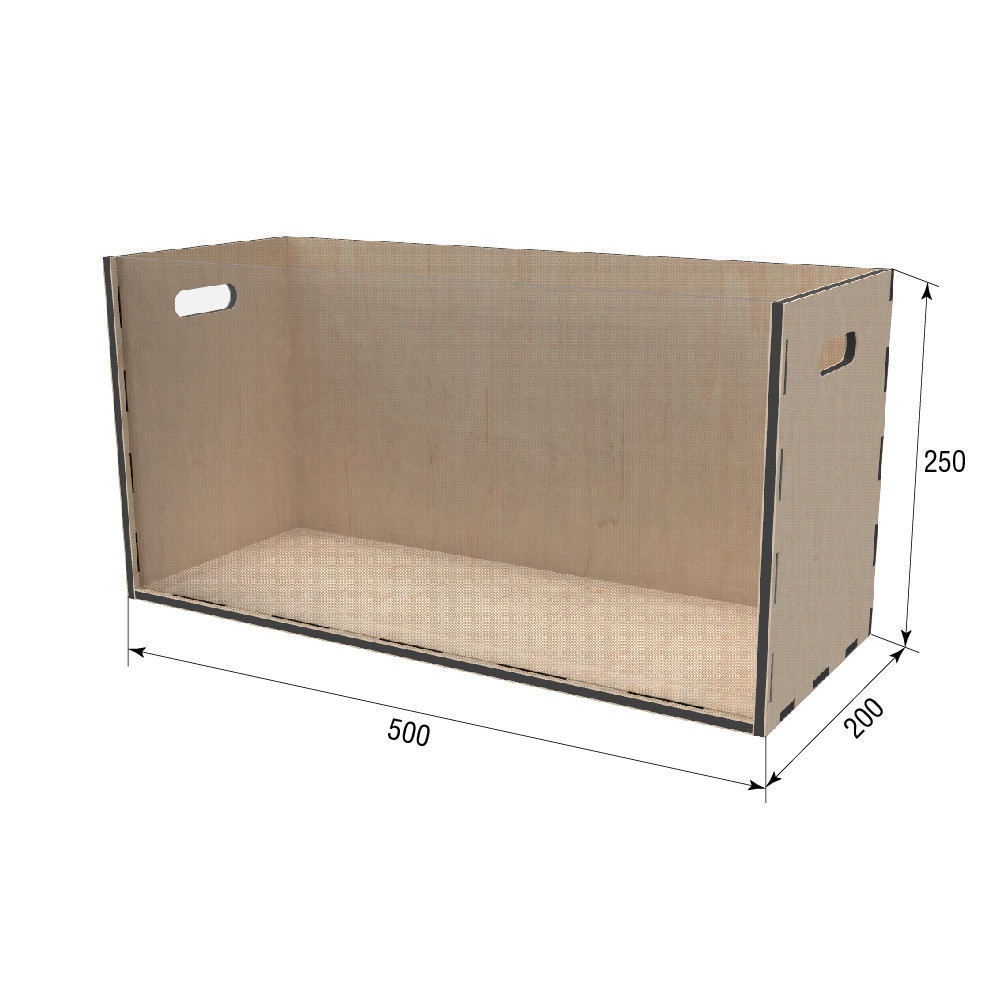 Коробка EKOSTAR з фанери 500х200х250 Київ - фото 3