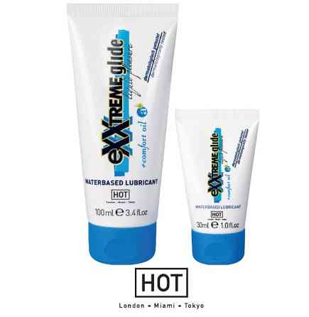 Анальный лубрикант на водной основе Hot eXXtreme Glide, 30 мл Sex Aura Киев