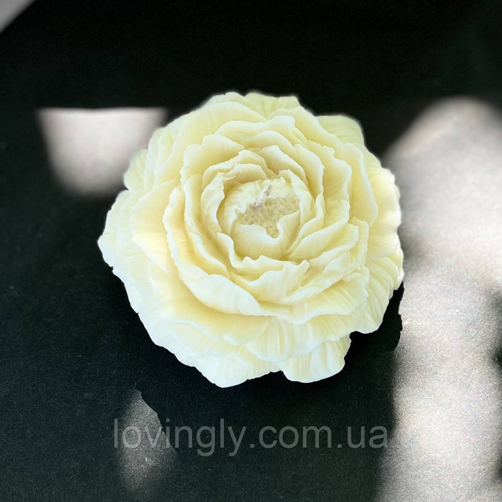 Набор натуральных свечей ручной работы в форме цветов. Ирпень - изображение 4